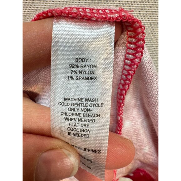 41 Hawthorn Annora Womens Faux Wrap Knit Dress Size MP Red Polka Dots Summer NWT - Picture 7 of 14